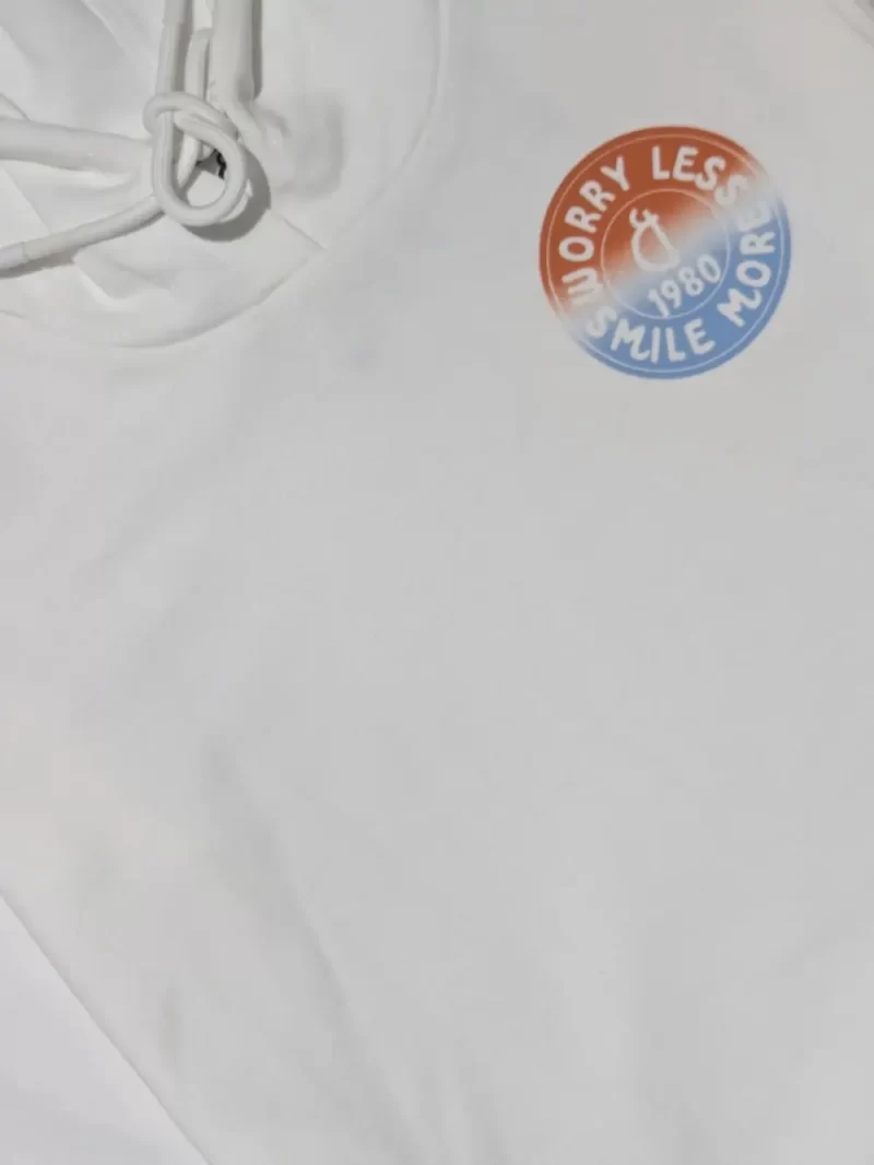 Gini And Jony Boys White Typographic Print Cotton Sweat Shirt Full Sleeves