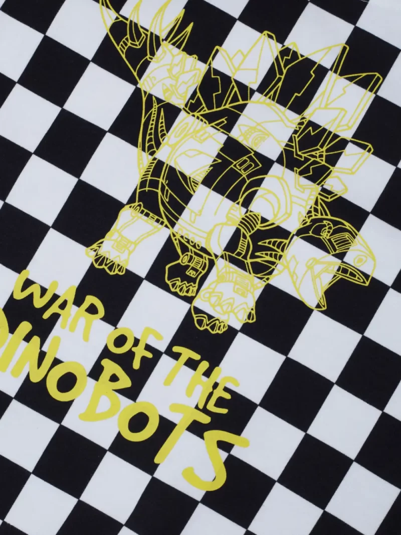 Gini And Jony Boys White Checks Cotton Sweat Shirt Full Sleeves