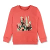 Boys Blue Cotton Printed Sweatshirt