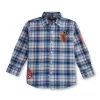 Gini And Jony Boys Solid Cotton Shirt