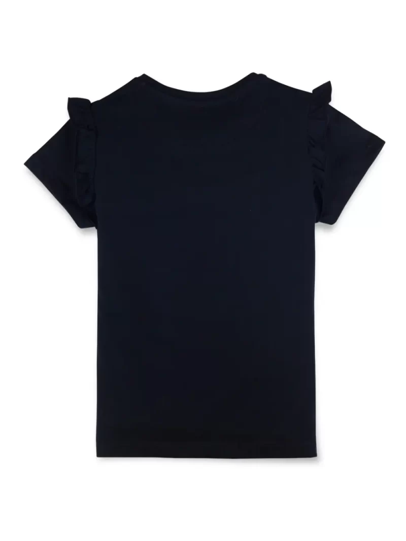 Gini And Jony Boys Black Solid Cotton Elasticated Track Pant 12-18M