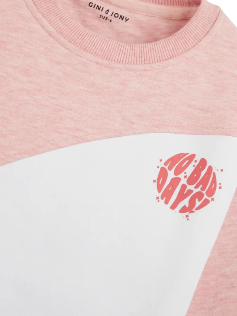 Boys Blue Cotton Printed Sweatshirt