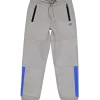 Gini And Jony Boys Grey Logo Cotton Track Pant Elasticated