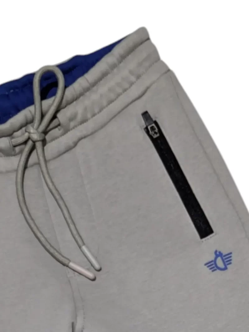Gini And Jony Boys Grey Logo Cotton Track Pant Elasticated