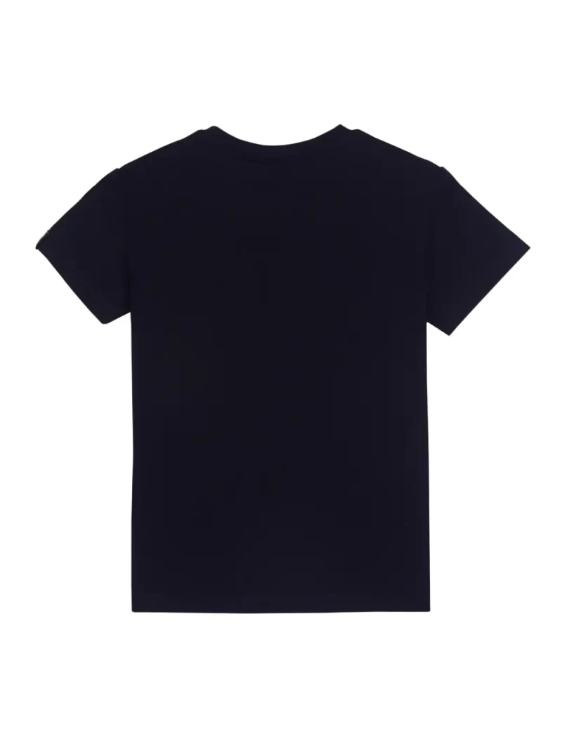 Gini And Jony Boys Navy Abstract Cotton T-Shirt Half Sleeves