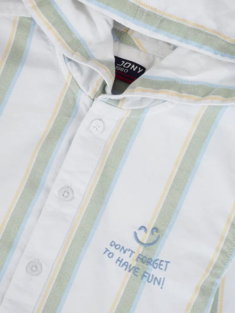 Gini And Jony Boys Solid Cotton Shirt