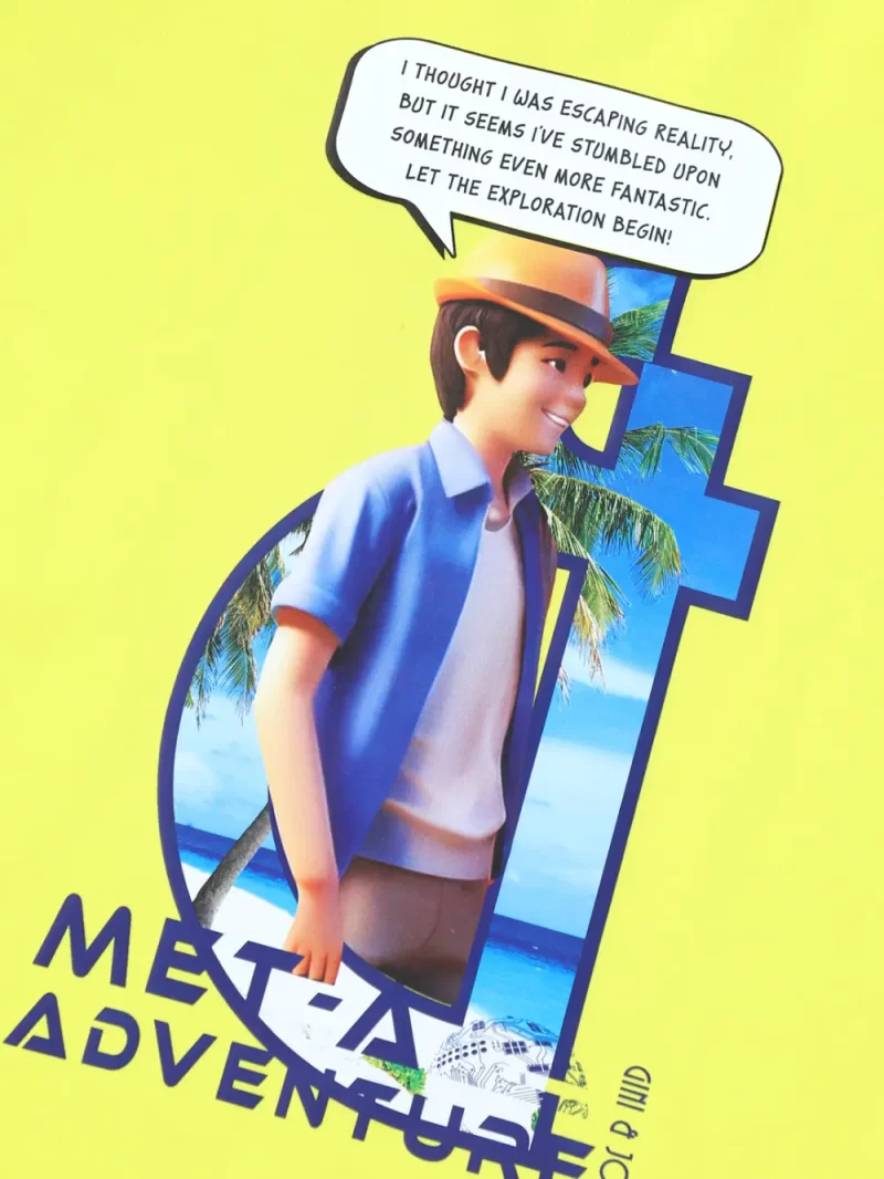 Gini And Jony Boys Lime Digital Print Cotton Single Jersey T-Shirt Half Sleeves