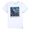 Gini And Jony Boys White Digital Print Cotton Single Jersey T-Shirt Half Sleeves