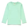 Gini And Jony Girls Green Solid Cotton Knits Top Half Sleeves 3-4 Years