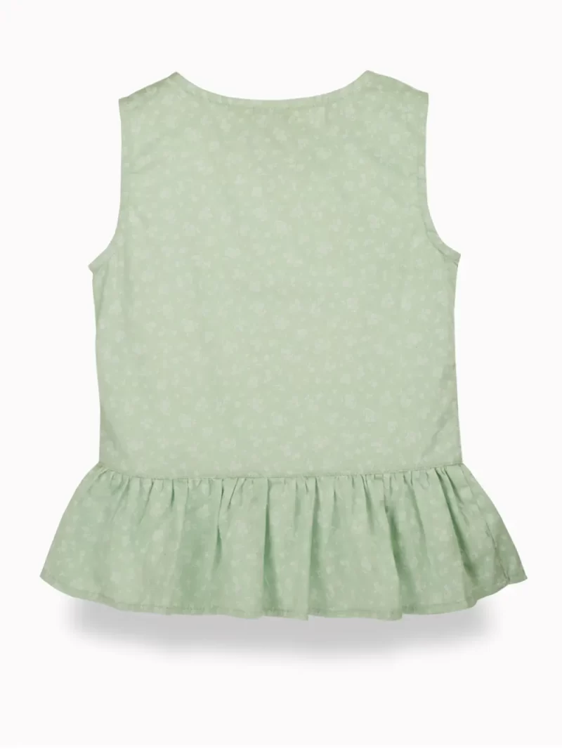 Gini And Jony Girls Cotton Round Neck Half Sleeves Knits Top