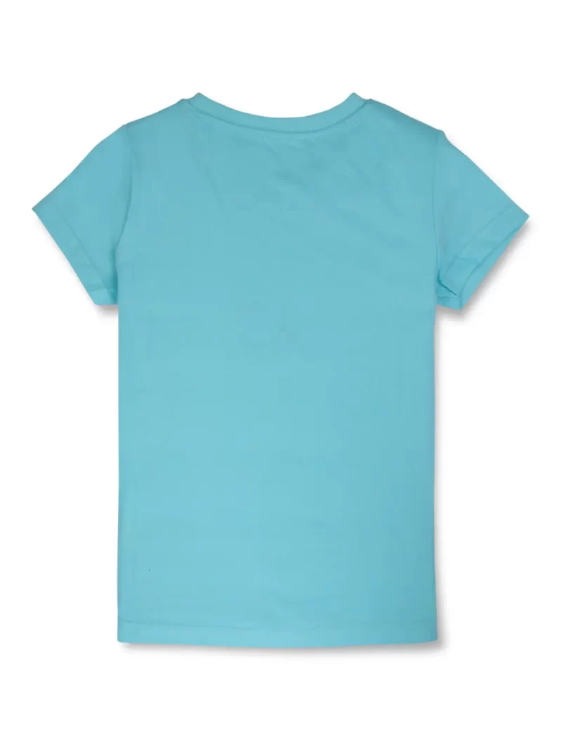 Gini And Jony Girls Cotton Round Neck Half Sleeves Knits Top