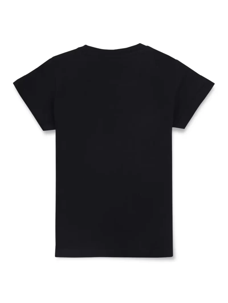 Gini And Jony Girls Navy Blue Graphic Print Cotton Knits Top Half Sleeves 11-12 Years