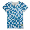 Gini & Jony Boys' Blue T-Shirt Knitshand-Wash Regular Fit