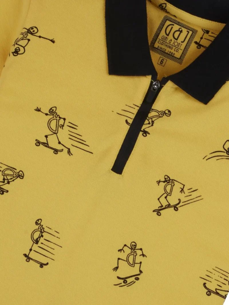 Gini & Jony Boys Solid Spread Collar Half Sleeves Shirt