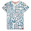 Gini & Jony Boys' Blue T-Shirt Knitshand-Wash Regular Fit