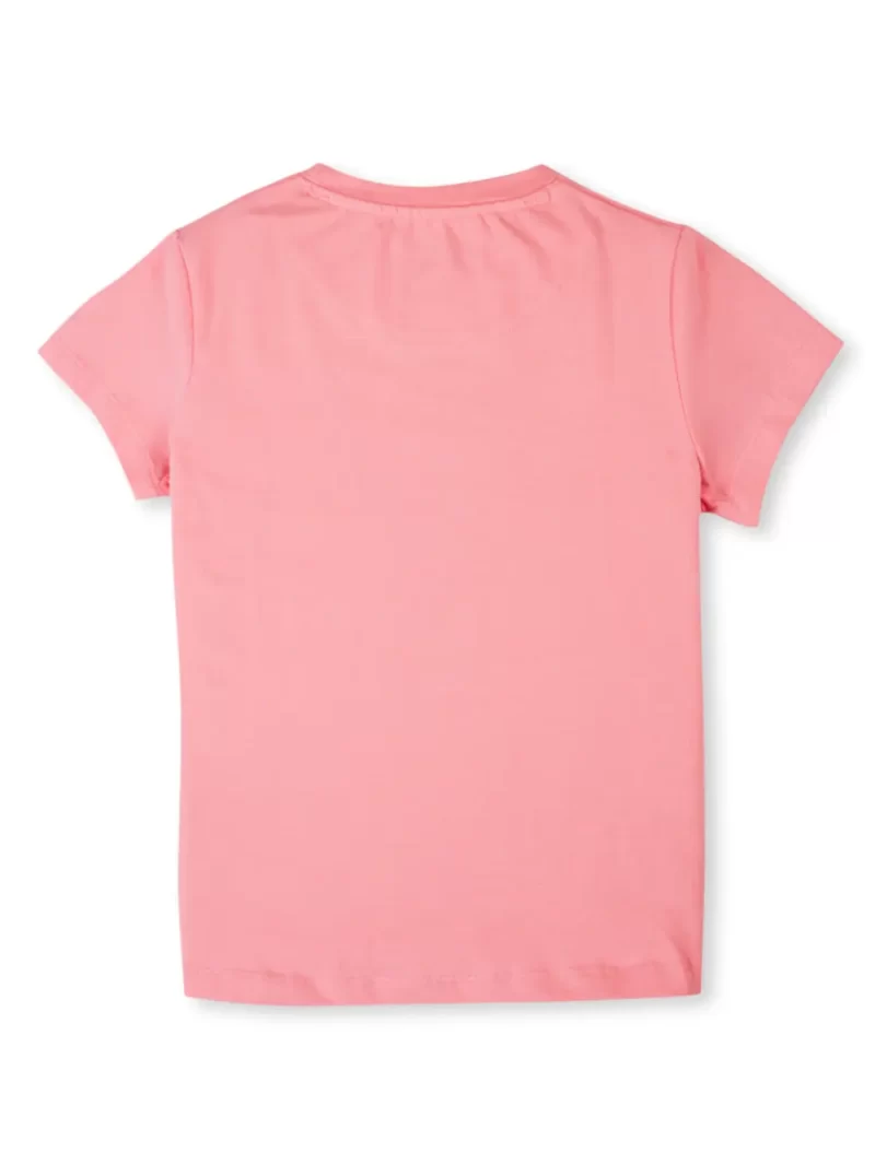 Gini And Jony Girls Cotton Round Neck Half Sleeves Knits Top