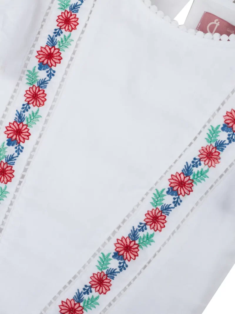 Gini And Jony Girls Cotton Round Neck Half Sleeves Knits Top