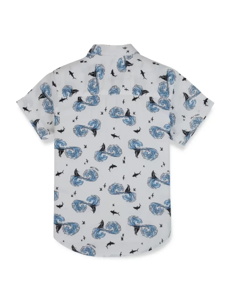 Gini And Jony Boys Solid Cotton Shirt