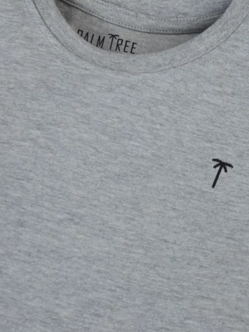 Gini And Jony Boys Grey Typographic Print Cotton T-Shirt Half Sleeves