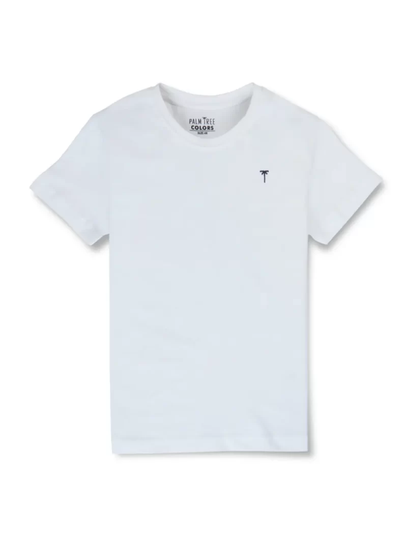 Gini And Jony Boys White Graphic Print Cotton T-Shirt Half Sleeves