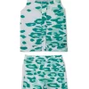Gini And Jony Girls Green Animal Print Cotton Co-Ordinate Set 9-10 Years