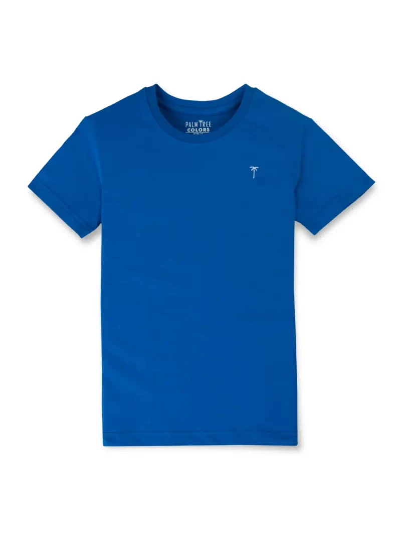 Gini And Jony Boys Blue Graphic Print Cotton T-Shirt Half Sleeves