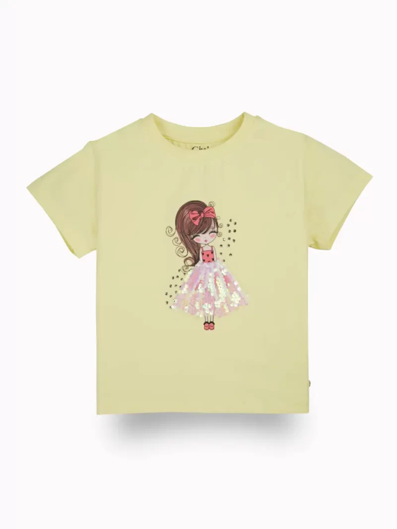 Gini And Jony Boys Black Graphic Print Cotton T-Shirt Full Sleeves 5-6Y