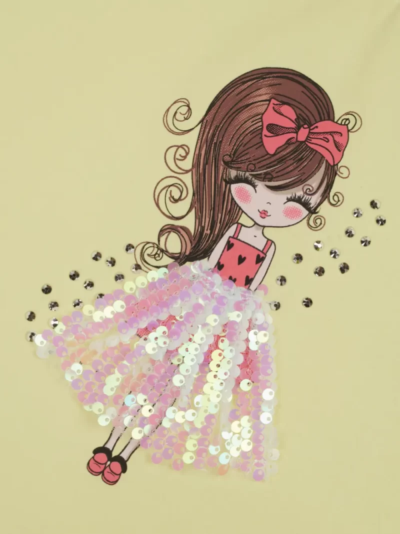 Gini And Jony Boys Black Graphic Print Cotton T-Shirt Full Sleeves 5-6Y