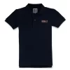 Gini And Jony Boys Navy Blue Solid Cotton Polo T-Shirt Half Sleeves