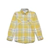 Gini And Jony Boys Yellow Checks Cotton Shirt Full Sleeves