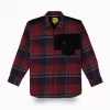 Gini And Jony Boys Red Checks Cotton Shirt Full Sleeves