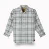 Gini And Jony Boys Off White Checks Cotton Shirt Full Sleeves