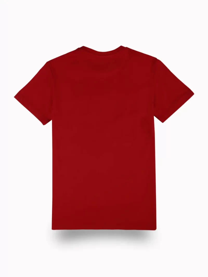 Gini And Jony Boys Red Digital Print Cotton T-Shirt Half Sleeves