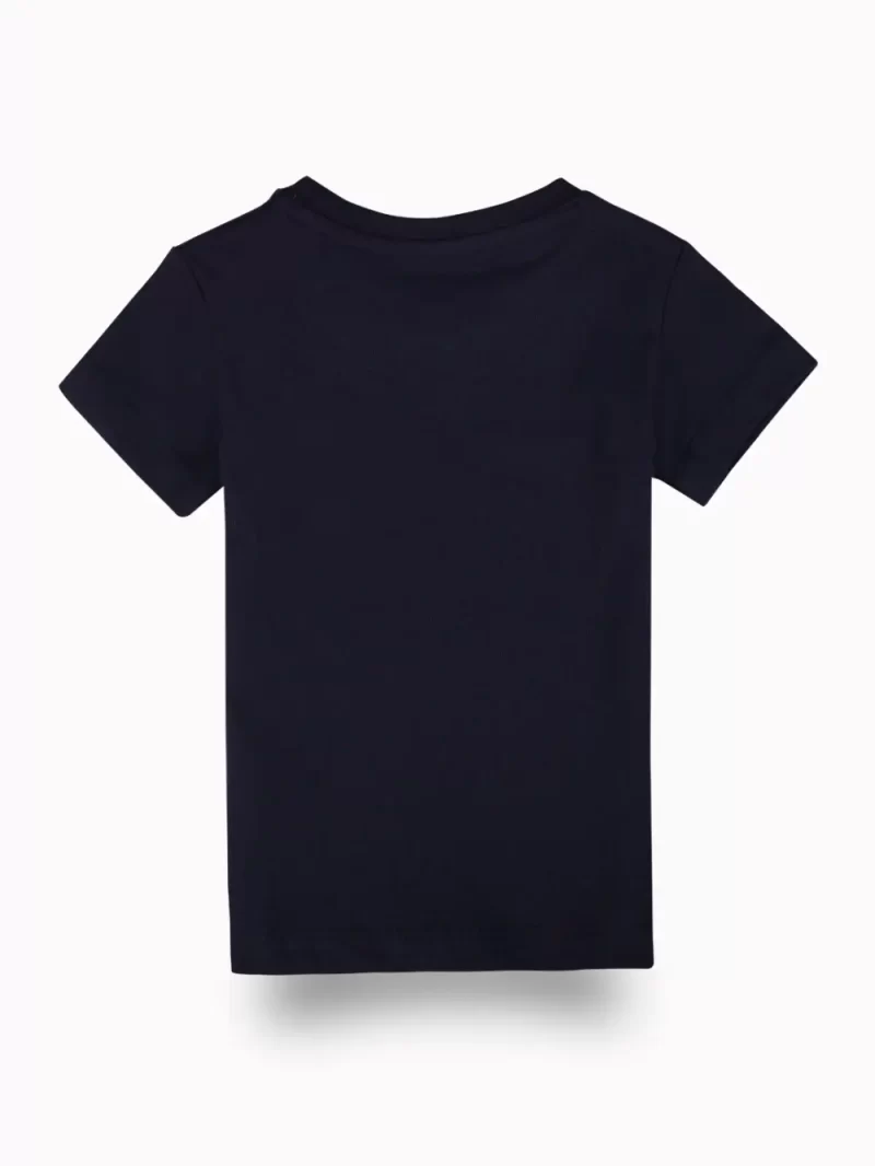 Gini And Jony Boys Navy Blue Graphic Print Cotton T-Shirt Half Sleeves