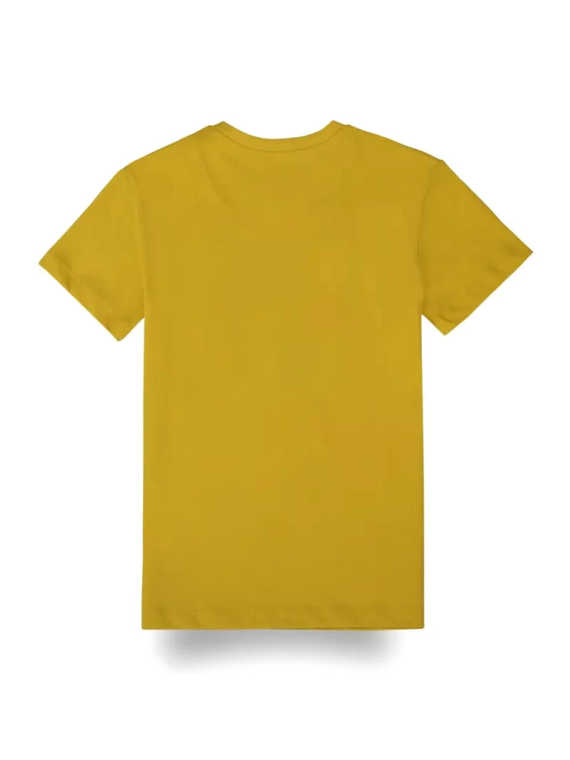 Gini And Jony Boys Yellow Graphic Print Cotton T-Shirt Half Sleeves