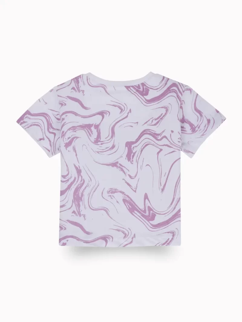 Gini And Jony Girls Pink Embroidery Cotton Knits Top Half Sleeves 9-10 Years