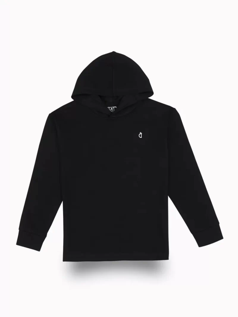 Gini And Jony Boys Black Graphic Print Cotton T-Shirt Full Sleeves