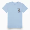 Gini And Jony Boys Light Blue Graphic Print Cotton T-Shirt Half Sleeves