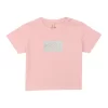 Gini And Jony Girls Pink Glitter Print Cotton Knits Top Half Sleeves 9-10 Years