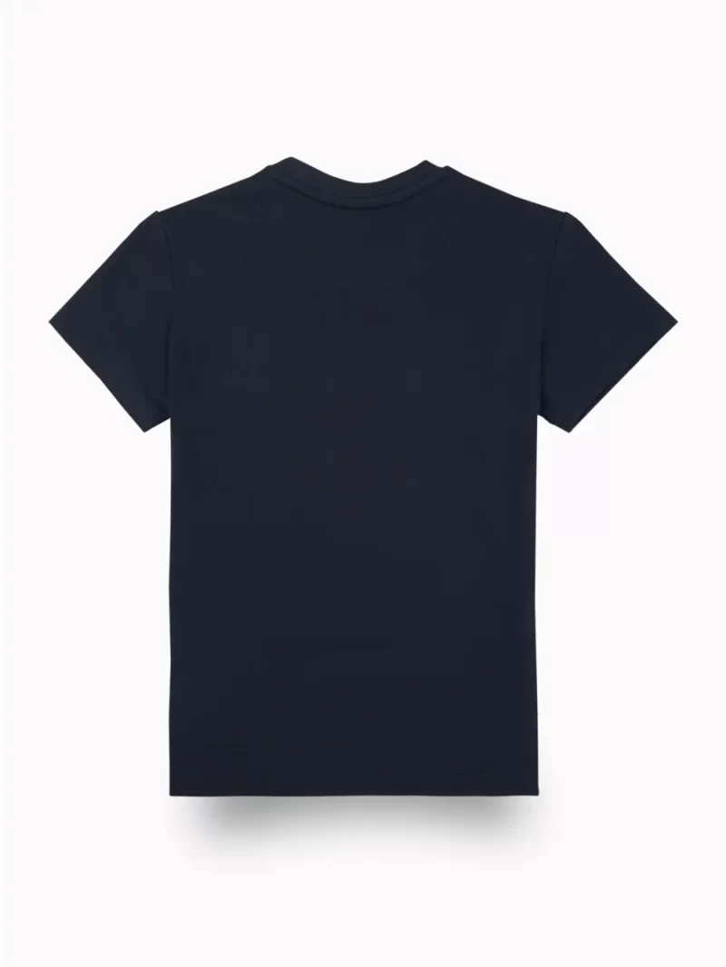 Gini And Jony Boys Navy Blue Graphic Print Cotton T-Shirt Half Sleeves