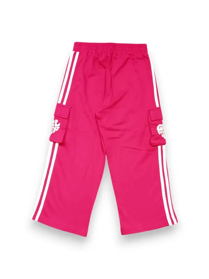 Gini And Jony Girls Dark Pink Color Block Cotton Co Ordinate 9-10 Years