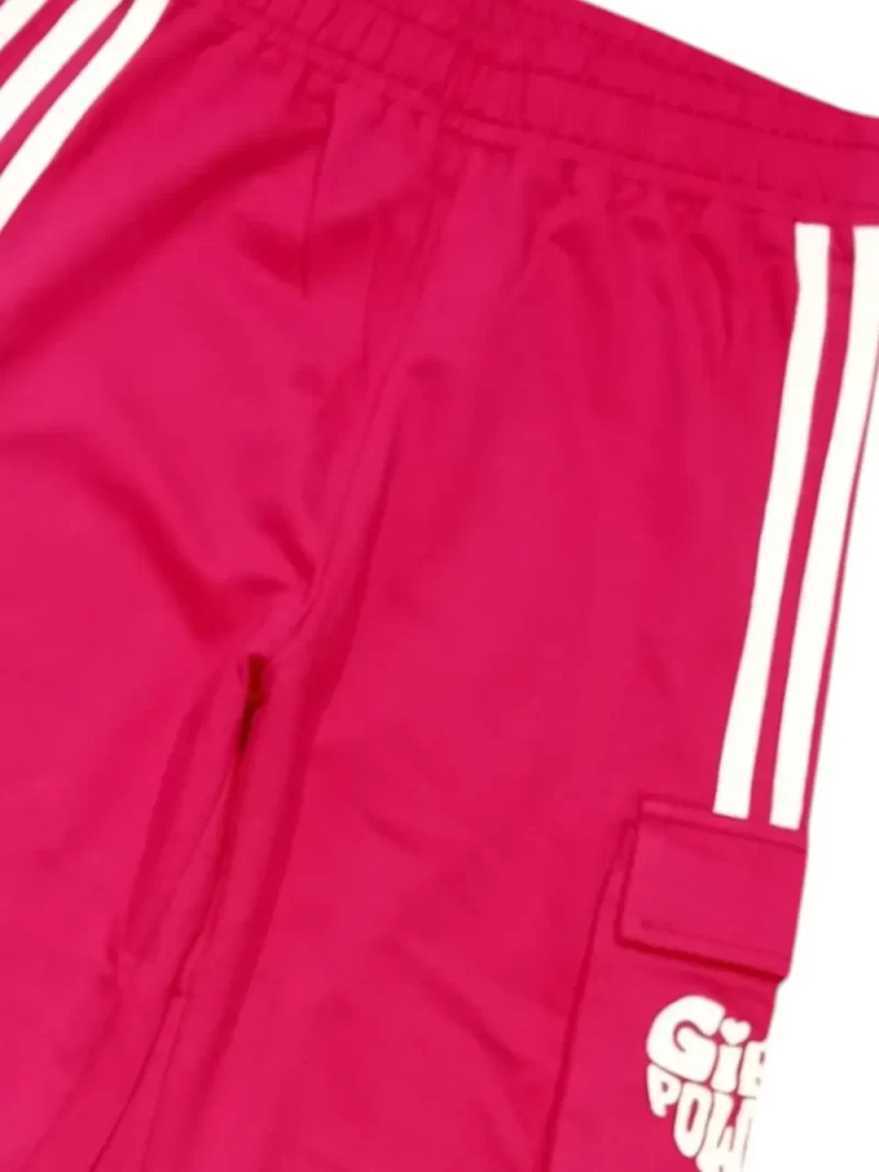 Gini And Jony Girls Dark Pink Color Block Cotton Co Ordinate 9-10 Years