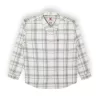 Gini And Jony Boys Off White Checks Cotton Shirt Full Sleeves