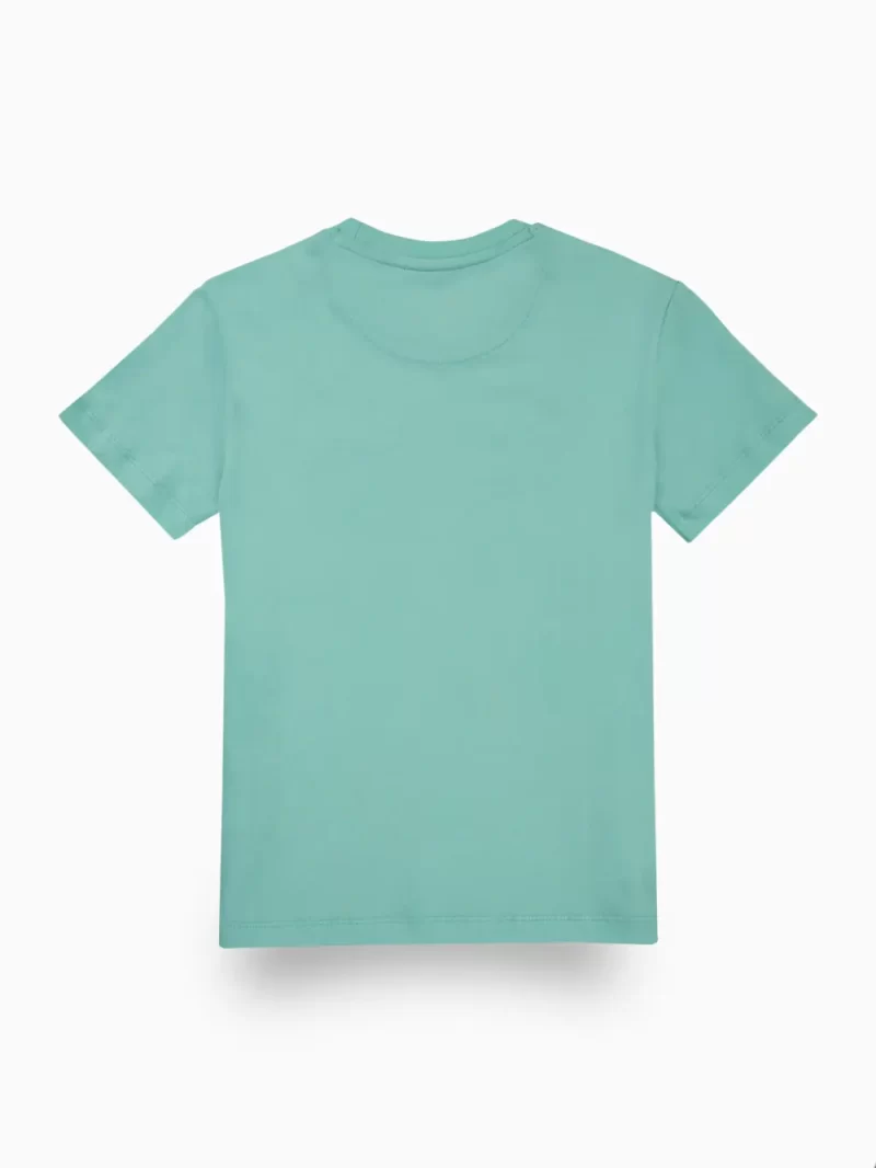Gini And Jony Boys Light Blue Graphic Print Cotton T-Shirt Half Sleeves