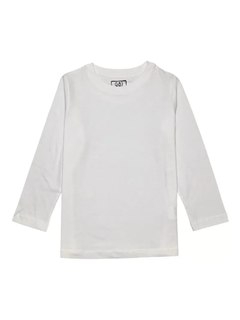 Gini And Jony Girls Blue Solid Denim Dungaree Full Sleeves