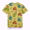 Gini And Jony Boys Yellow Conversational Print Cotton T-Shirt Half Sleeves