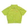 Gini And Jony Girls Lime Typographic Print Cotton Woven Top Cap Sleeves 9-10 Years