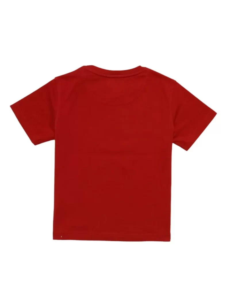 Gini And Jony Girls Red Graphic Print Cotton Knits Top Half Sleeves 9-10 Years