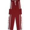Gini And Jony Boys Red Stripes Cotton Track Pant Elasticated