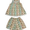 Gini And Jony Girls Multi Color Floral Print Cotton Co Ordinate 9-10 Years